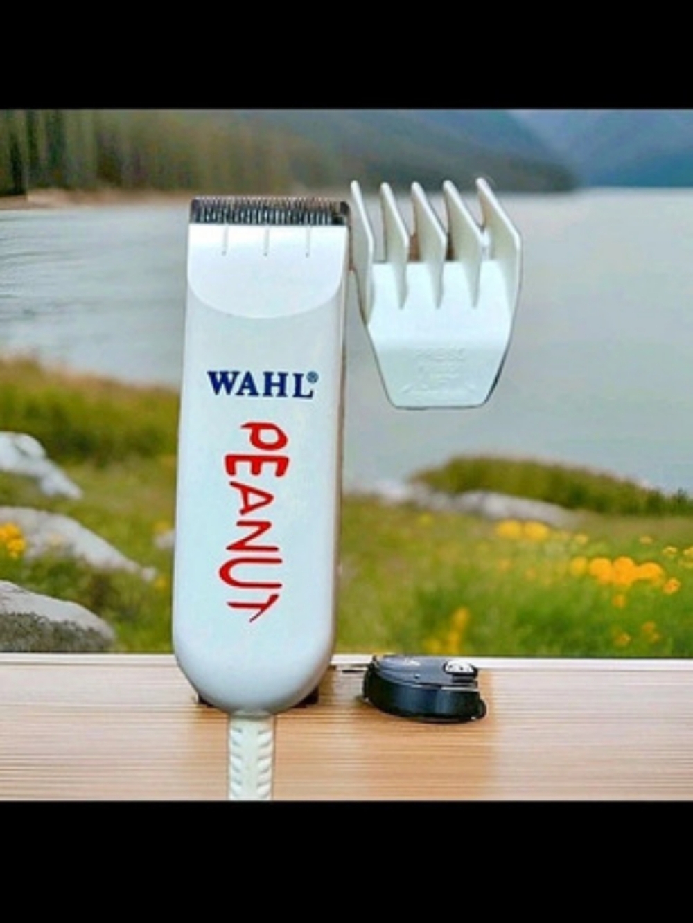 Wahl Professional Peanut Corded Clipper -Trimmer White (Tested And Works)
